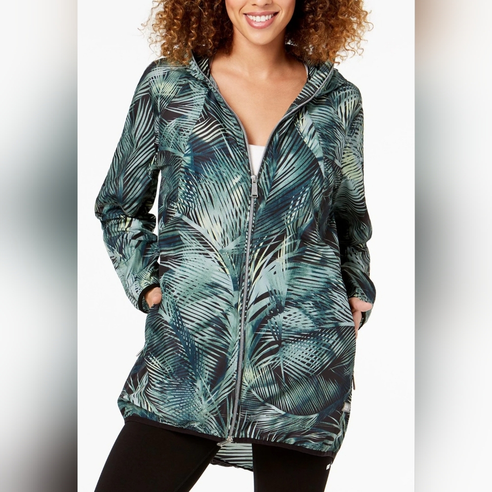 Tropical Print Women's Swim Cover-Up